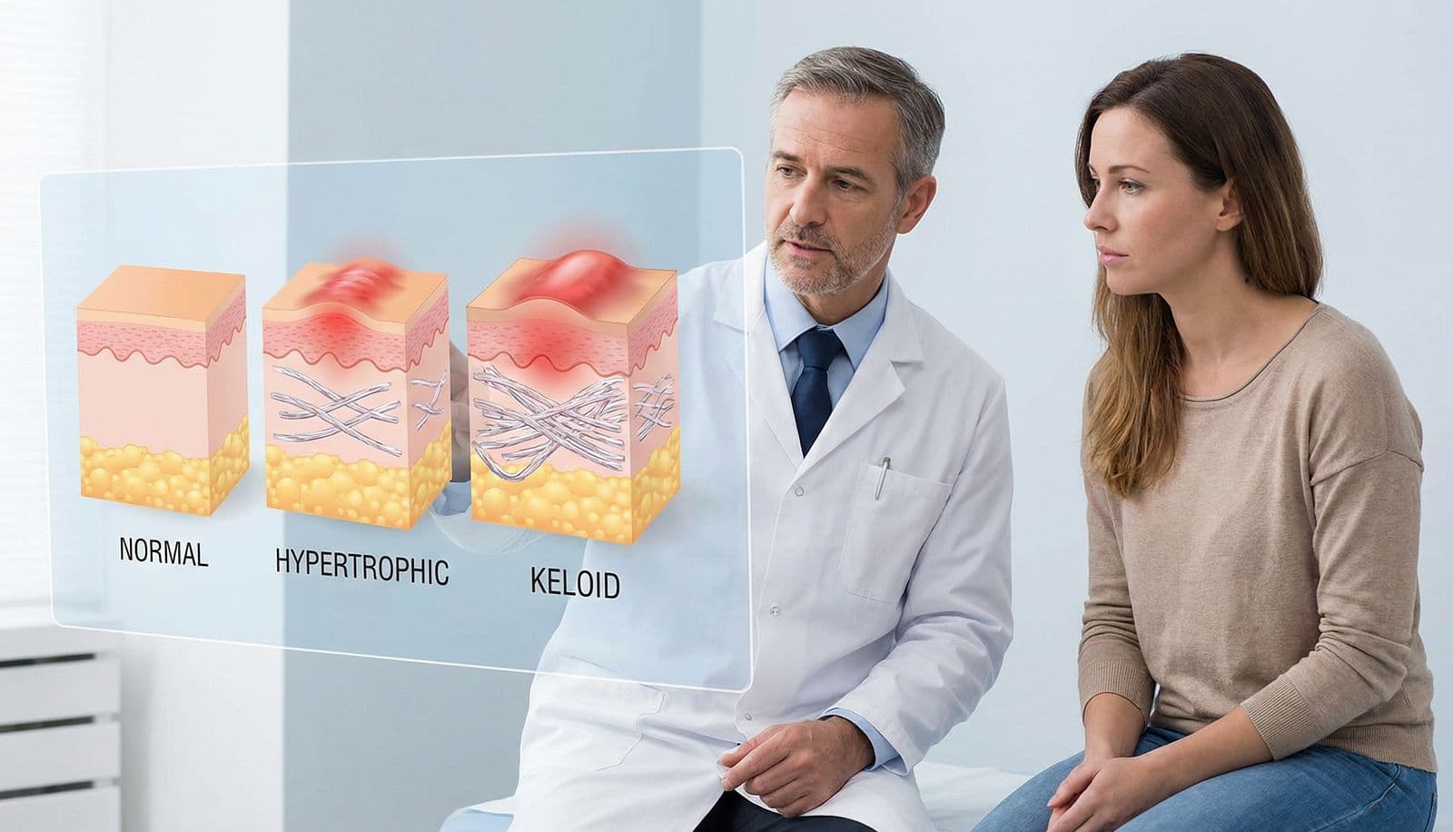 What Are Hypertrophic and Keloid Acne Scars?