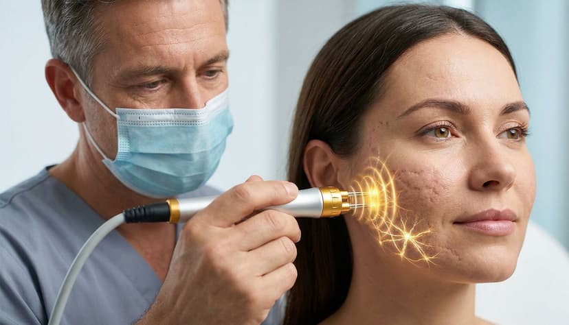 Golden Needle Radiofrequency for Acne Scar Treatment