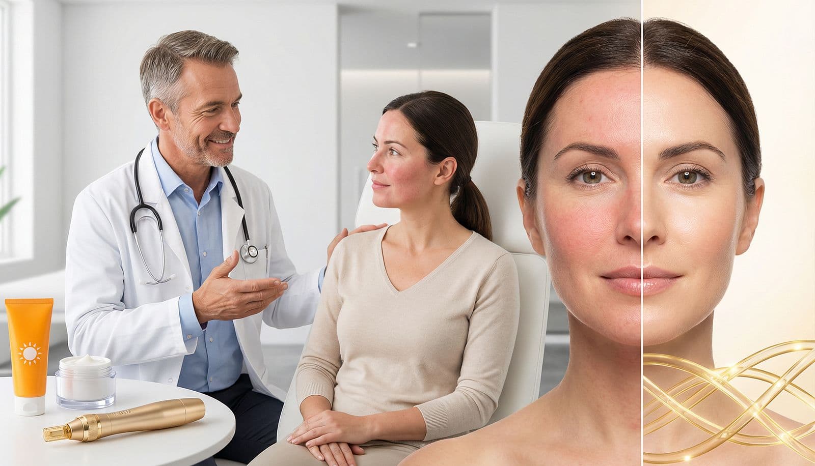 What is the recovery process like after golden needle radiofrequency?