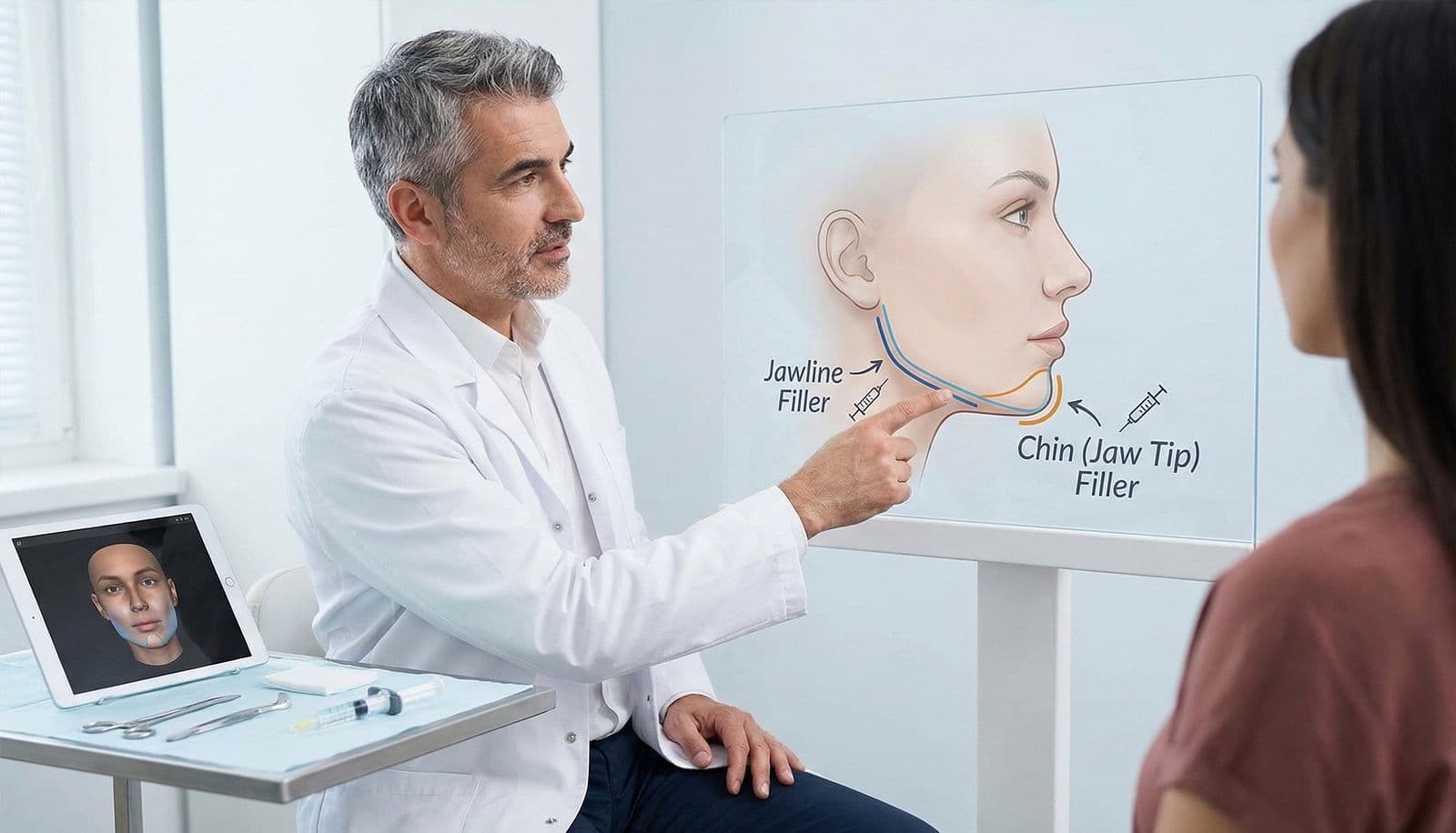 What Is Jawline and Chin Filler? How Is It Performed?