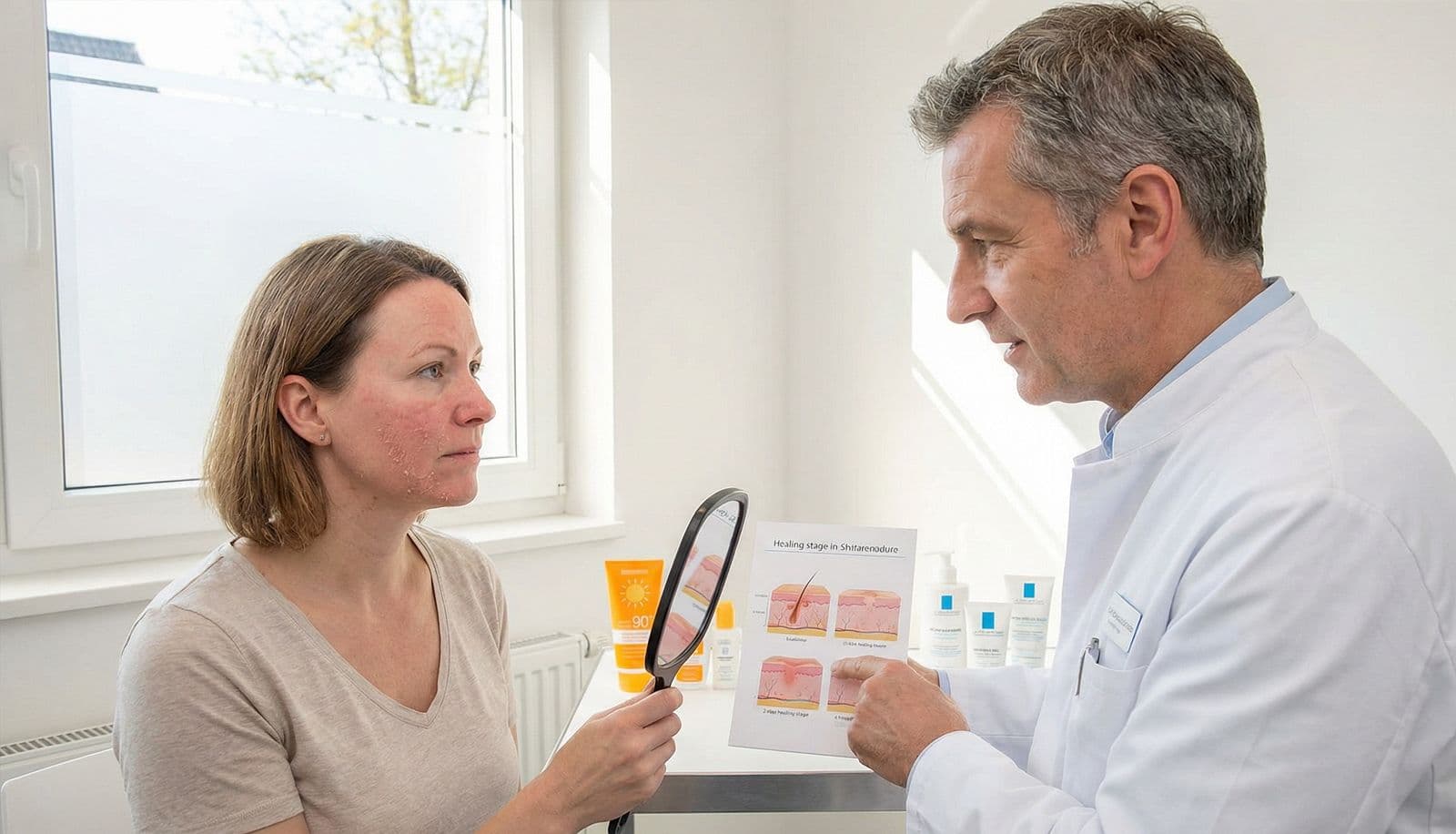 What is the recovery process after chemical peeling?