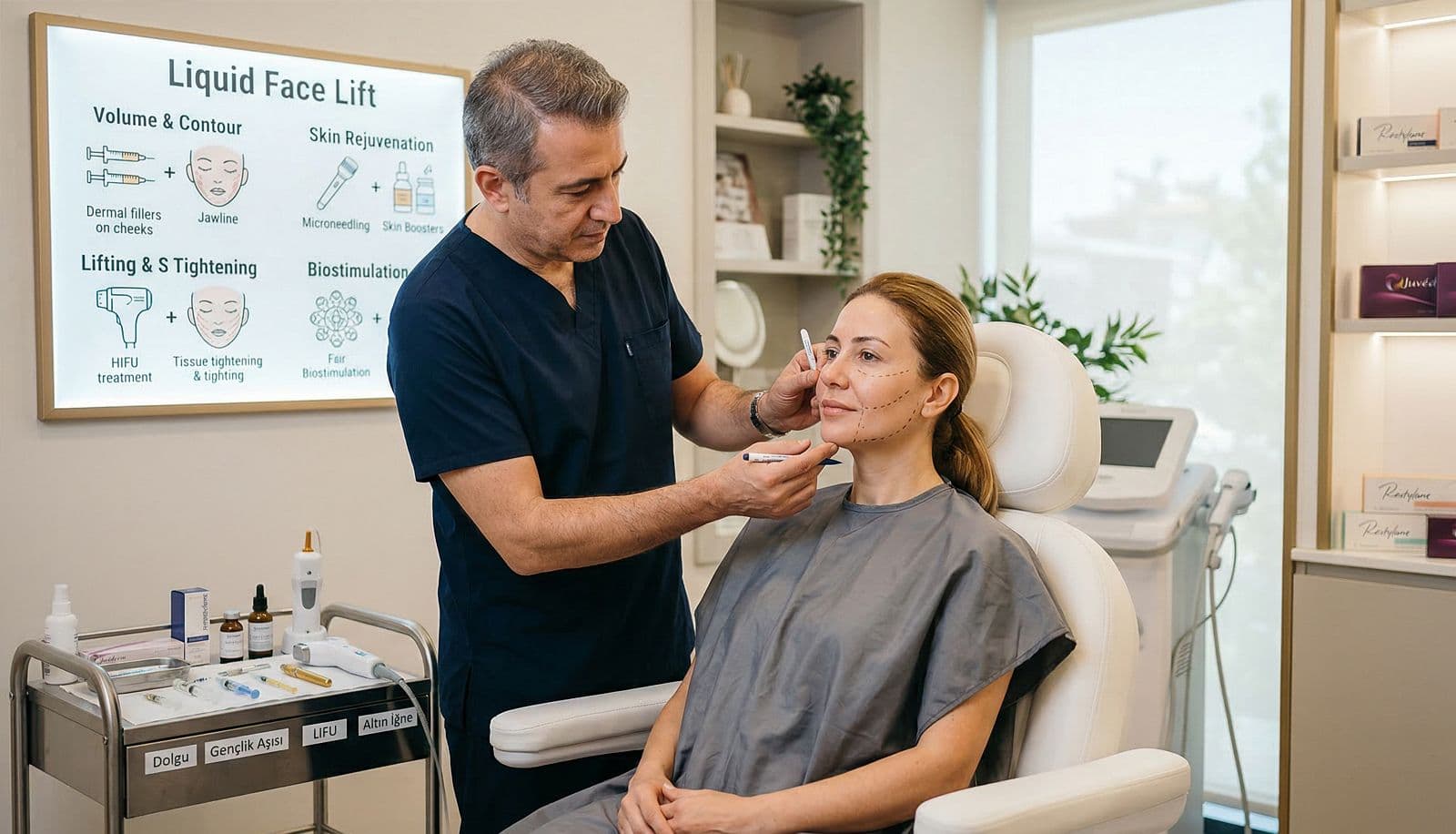 How Is a Liquid Facelift Performed?