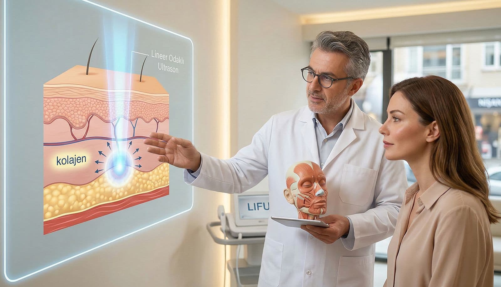 Non-Surgical Face Lifting with LIFU