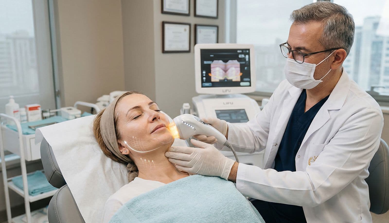 When Is Non-Surgical Face Lifting with LIFU Preferred?