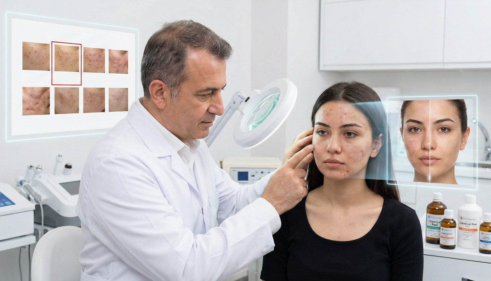 Hangi akne izi tiplerinde kimyasal peeling etkilidir?